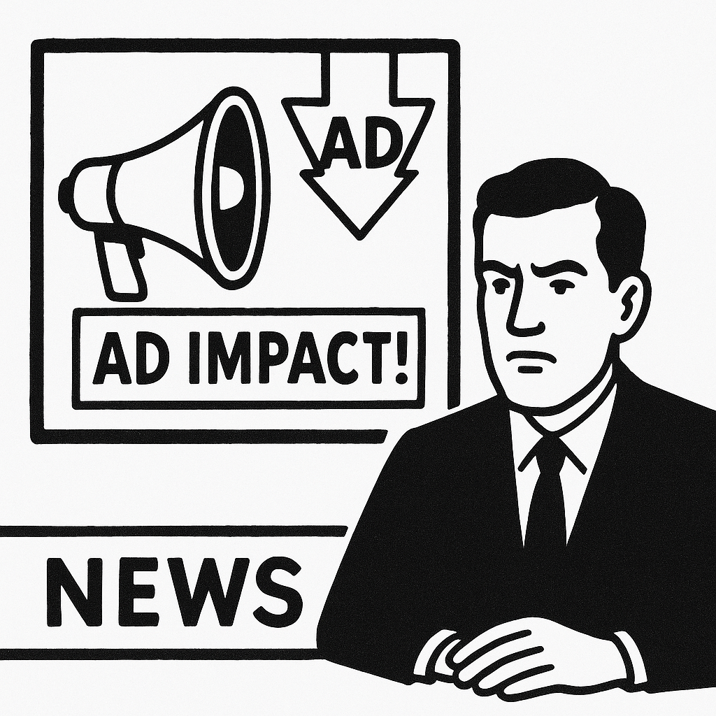 TV News Broadcast Tariff Impact on Ads
